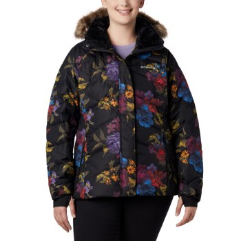 Columbia Ženske Jakne - Lay D Down II Plus Size Crne | KWOA-98056